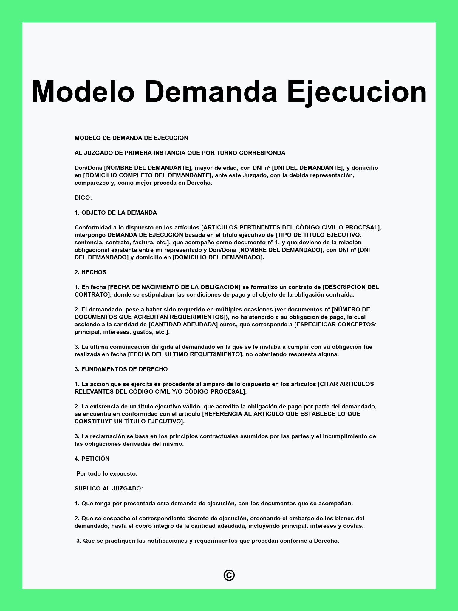 Modelo Demanda Ejecucion